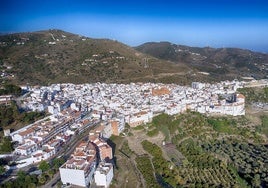 Panoramic view of Torrox Pueblo.